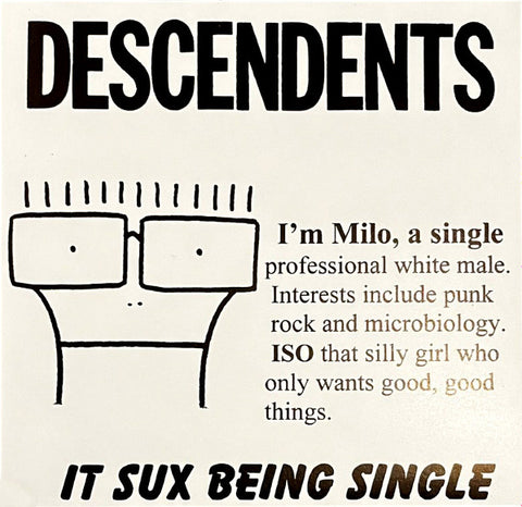 Descendents "It Sux Being Single" (7", vinyl)