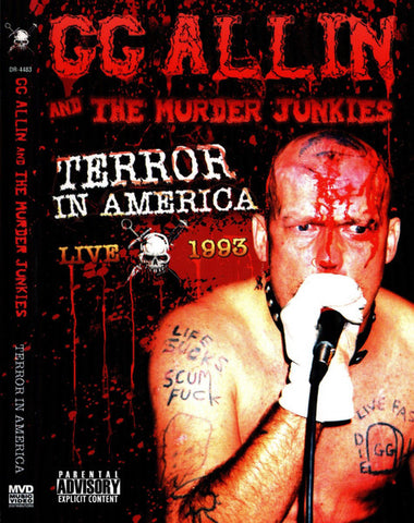 GG Allin "Terror In America - Live 1993" (dvd)