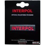 Interpol "Text Logo" (pin)