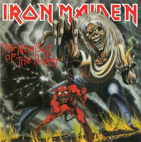 Iron Maiden "The Number Of The Beast" (cd, enhanced, used)