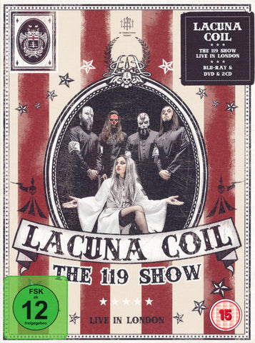 Lacuna Coil "The 119 Show - Live In London" (dvd, blu-ray, 2cd, digi, used)