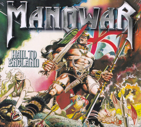 Manowar "Hail To England" (cd, digi, used)