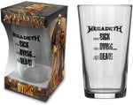 Megadeth "The Sick, The Dying and the Dead" (glass)