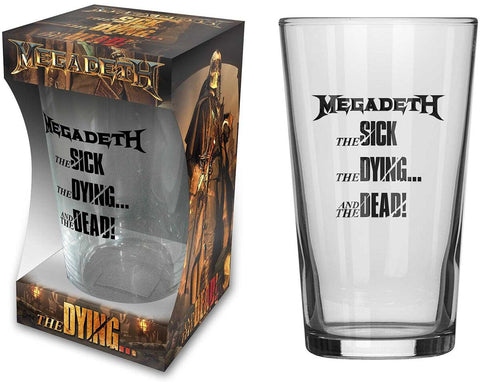 Megadeth "The Sick, The Dying and the Dead" (glass)