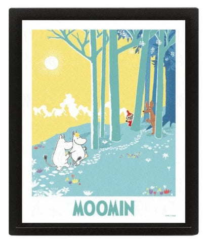 Moomin "Forest" (framed 3D print)