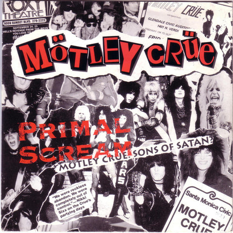 Motley Crue "Primal Scream" (7", vinyl, used)