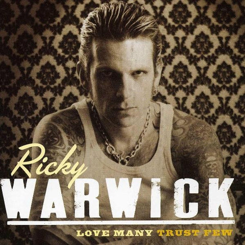 Ricky Warwick "Love Many Trust Few" (cd, used)