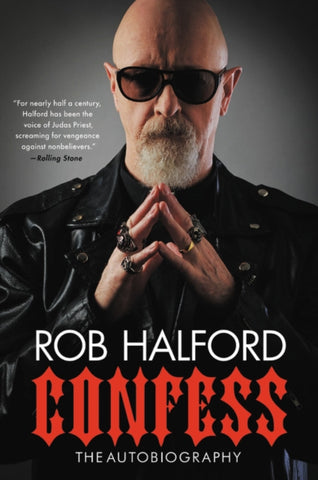 Rob Halford "Confess The Autobiography" (hardcover book)