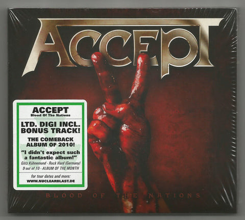 Accept "Blood of the Nations" (cd, digi)