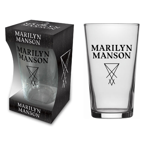 Marilyn Manson "Logo" (glass)