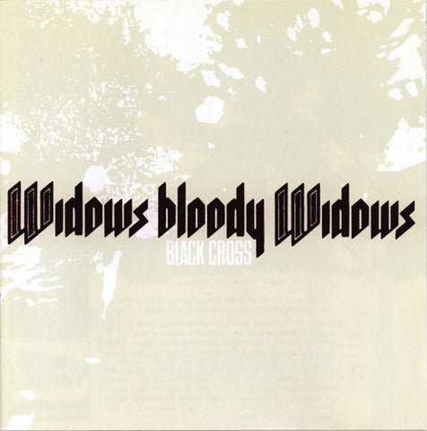 Black Cross "Widows Bloody Widows" (cd, used)