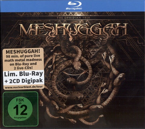 Meshuggah "The Ophidian Trek" (blu ray/2cd, digi)