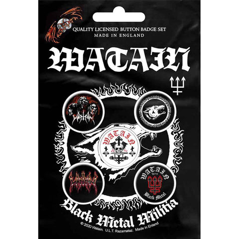 Watain "Black Metal Militia" (button pack)