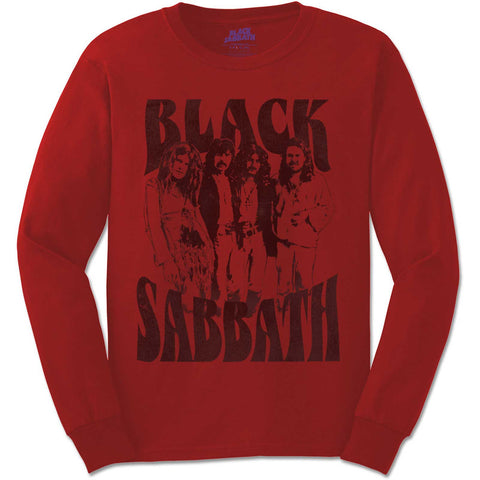 Black Sabbath "Band and Logo" (longsleeve, large)