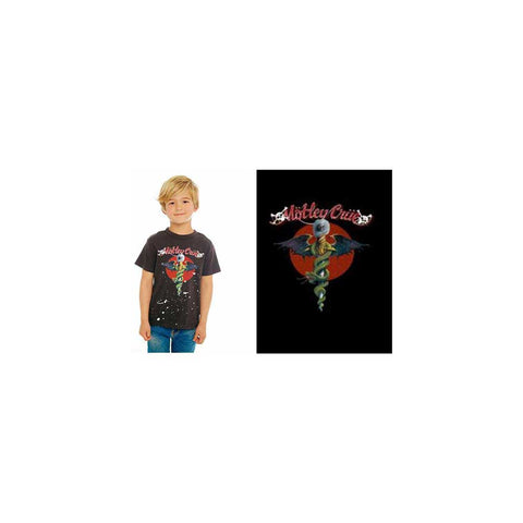 Motley Crue "Feelgood Red Circle" (kids tshirt, 11-12 years)