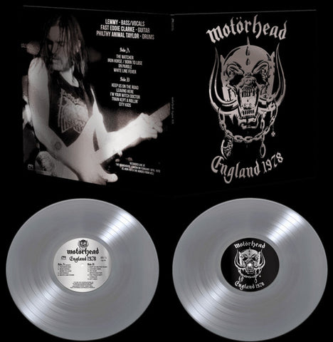 Motorhead "England 1978" (lp, silver vinyl)